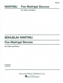 5 Madrigal Stanzas 