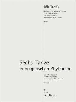 6 Dances in Bulgarian Rhythms 