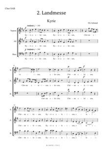 2. small mass for SAB choir and orchestra (choral score) 
