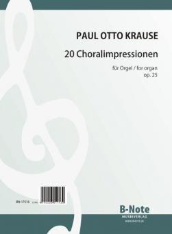 20 chorale impressions for organ op.25 