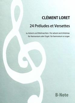 24 Préludes et Versettes for advent and christmas for harmonium or organ (manuals) 