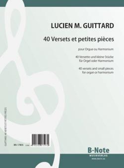 40 easy versets and small pieces for organ or harmonium 