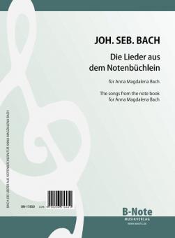 The songs from the Note book for Anna Magdalena Bach 