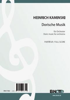 Doric music for orchestra (Full score) 