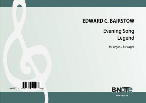Evening Song and Legend for organ 