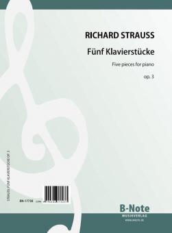 Five pieces for piano op.3 