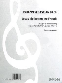 Jesu joy of man's desiring' from cantata BWV 147 for organ solo 
