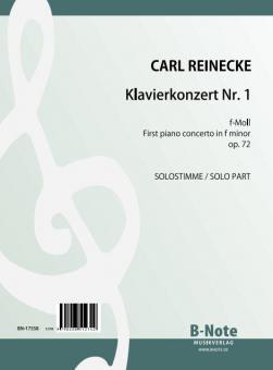 First piano concerto in f minor op.72 (solo part) 