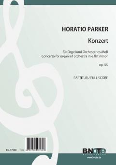 Concerto for organ and orchestra op.55 (full score) 