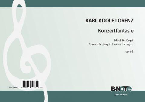Concert fantasy in f minor for organ op.66 