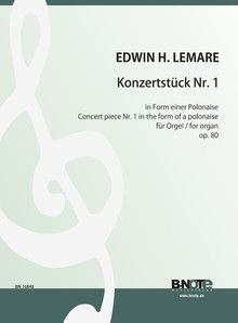 Concert piece nr. 1 in the form of a polonaise for organ op.80 