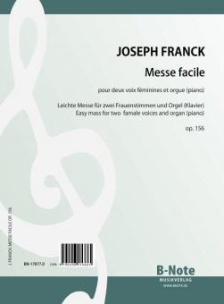 Easy mass for two female voices and organ (piano) op. 156 