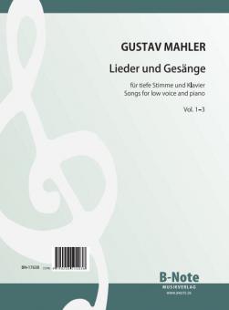 Songs for low voice and piano (vol. 1-3) 