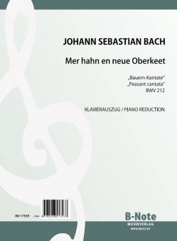 Peasant Cantata BWV 212 (piano reduction) 