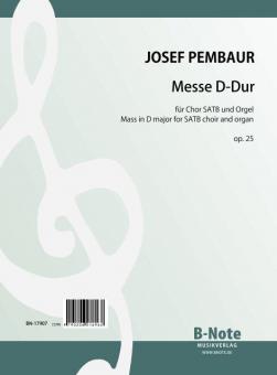 Mass in D major for SATB choir and organ (piano) op.25 