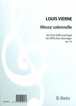 Messe solennelle for SATB choir and organ op.16 
