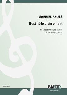 Noel: Il est né le divin enfant for voice and organ (piano) 