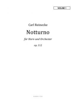 Notturno for horn and orchestra op.112 (set of parts) 