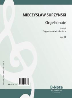 Organ sonata in d minor op.34 