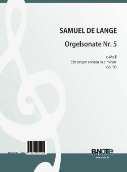 5th organ sonata in c minor op.50 