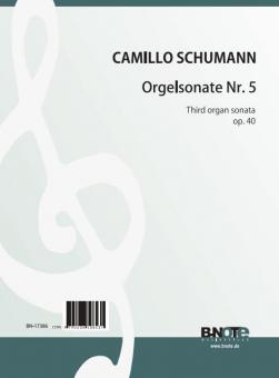 Fifth organ sonata in g minor op.40 