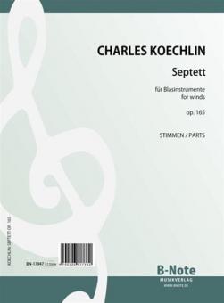 Septet for winds op.165 (parts) 