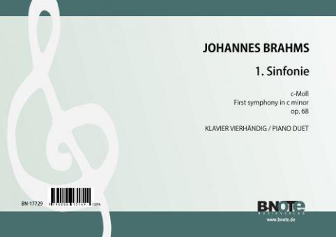 First symphony in c minor op.68 (Arr. piano duet) 
