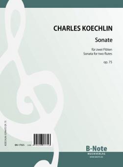 Sonata for two flutes op.75 