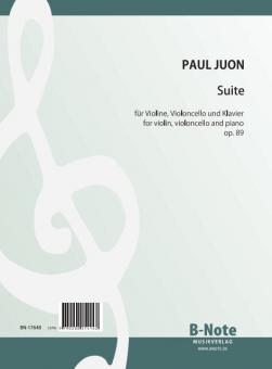 Suite for violin, violoncello and piano op.89 