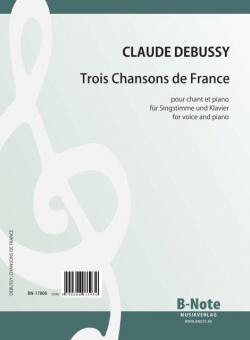Trois Chansons de France for voice and piano 