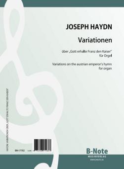 Variations on the austrian emperor's hymn (german national anthem) (Arr. organ) 