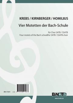 Four Motets of the Bach school for SATB / SSATB choir 