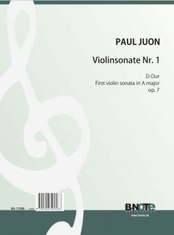 Violin sonata Nr. 1 in a major op.7 