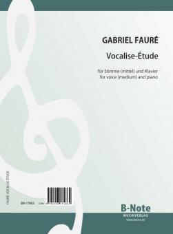 Vocalise-Etude for medium voice and piano 