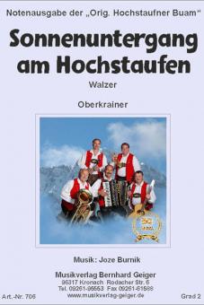 Sonnenuntergang am Hochstaufen 