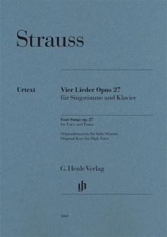 4 Canzoni op. 27 