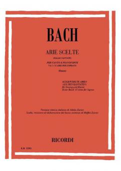 Arie Scelte Dalle Cantate Vol. 1 12 Arias for Soprano 