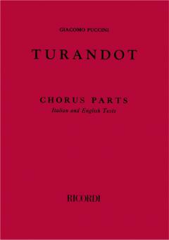 Turandot Chorus Parts Italian English 