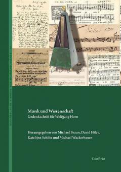 Regensburger Studien zur Musikgeschichte 15: Musik und Wissenschaft 