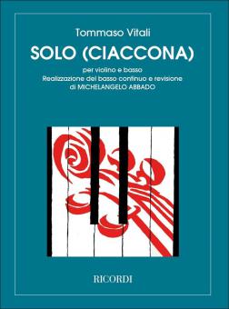 Ciaccona Violin And Basso Continuo 