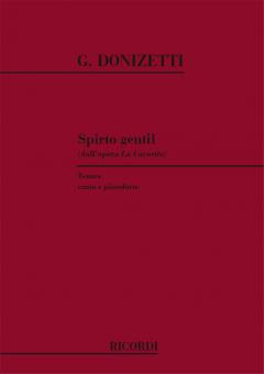 Spirto Gentil Tenor Piano Italian from La Favorita Act 4 