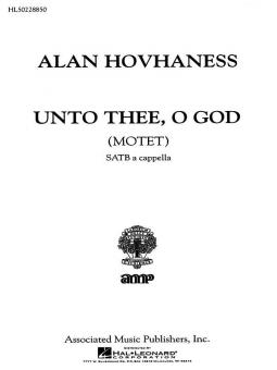 Unto Thee O God Motet 
