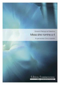 Missa sine nomine a 4 
