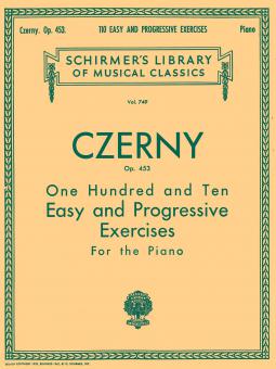 110 Easy and Progressive Exercises Op.453 