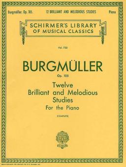 12 Brilliant and Melodious Studies Op.105 