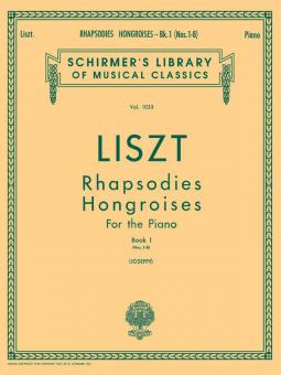 Rhapsodies Hongroises Book 1 Piano Nos 1-8 Hungarian Rhapsodys 