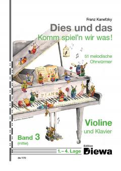 Band 3 aus der Reihe<br>Dies und das - Komm spiel'n wir was!<br>51 mittelschwere Aufgaben<br><br>Wer übt schon gern? Aber gemeinsames Musizieren macht Spaß.<br>Die Bände 1 - 3 der Reihe Dies und das - Komm spiel'n wir was!, die auf den<br>beliebten O 
