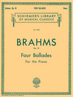 Four Ballades Op.10 for Piano 