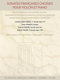 Sonates françaises choisies 