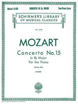 Piano Concerto No.15 B Flat Major K450 2 Pianos 4 Hands 